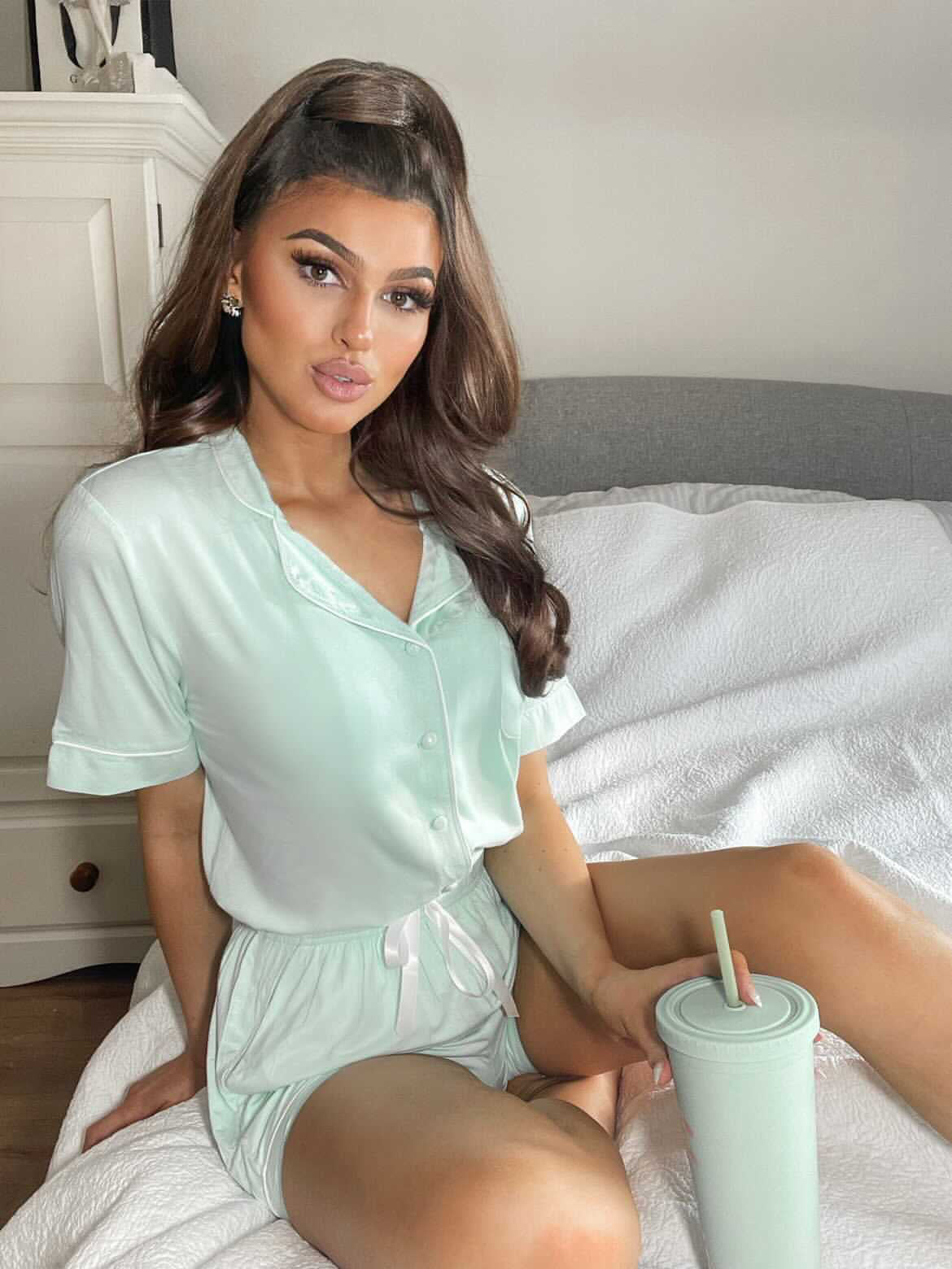 Modal Cotton Super-Soft Mint PJ Set