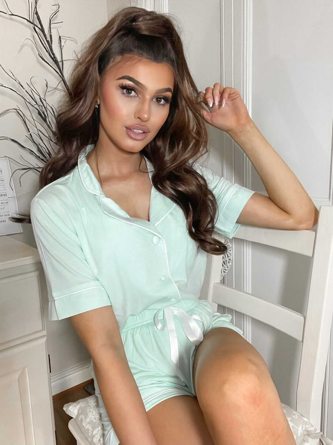 Modal Cotton Super-Soft Mint PJ Set