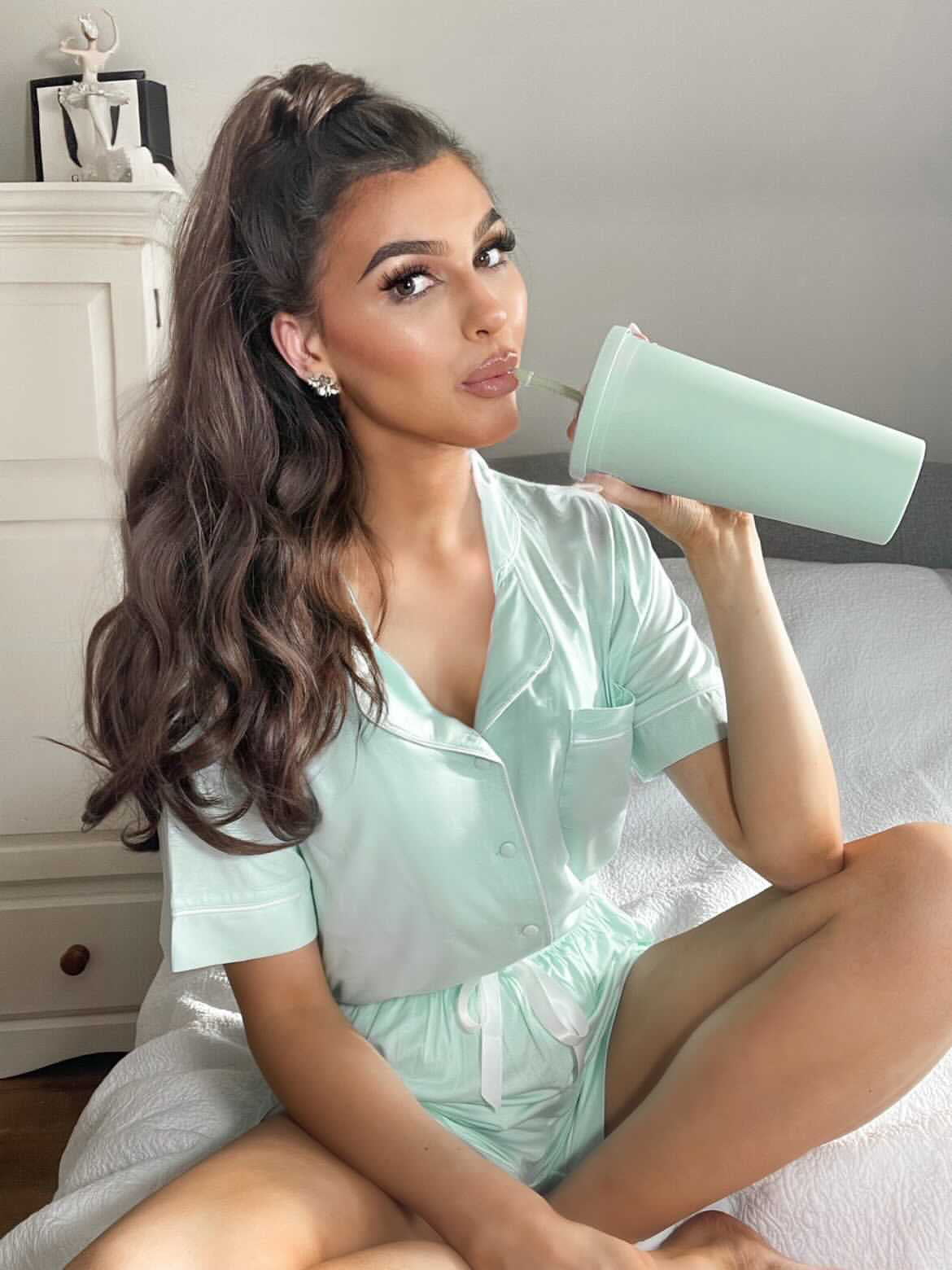 Modal Cotton Super-Soft Mint PJ Set