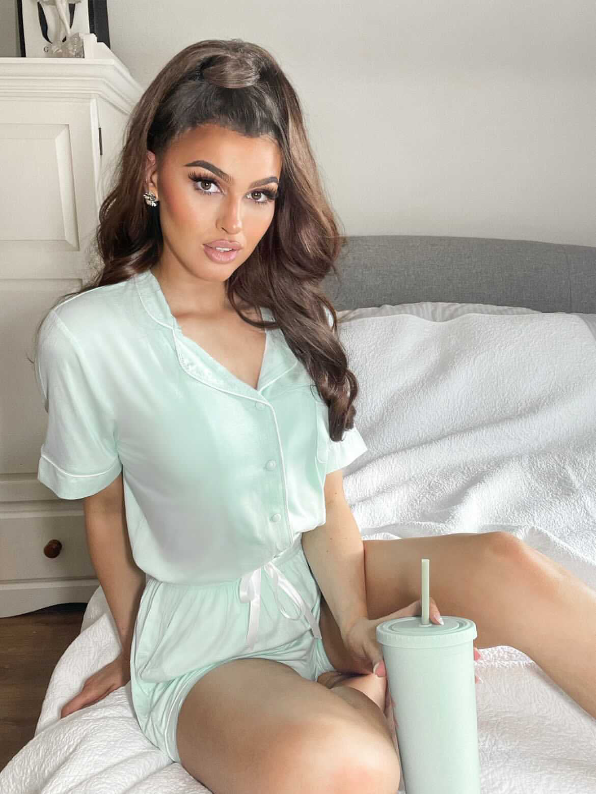 Modal Cotton Super-Soft Mint PJ Set